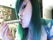 Horny Emo Waits For Her Horny Fucker. Tasty Video.