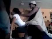 Amateur Interracial Gangbang In Homemade Video