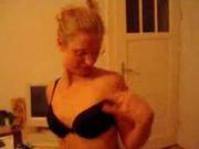 Horny Blonde Teen Makes A Strip Show On Webcam