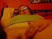 Horny And Chubby Teen Girl Jerking Her Pussy With A Brush