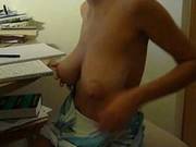 Latino Co-ed Girl Plays Solo In Homemade Video