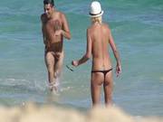 Hot German Couple Has Fun On The Beach. Reality.
