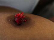 Raspberry Is On The Sweet Nipple Of Anissa. Tasty Video.