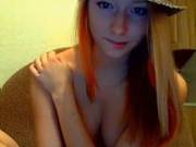 Hot Redhead Babe Diana Shows Her Bf Strip. Webcam Video.