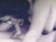 Two Sweet Chicks Give Deepthroat Blowjob. Retro Video.