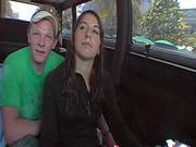 Amateur Zoey Has Fun With Blonde Dude In Bang Bus