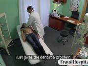 Glamour Black Haired Patient Pussy Fucked With Fake Doctor