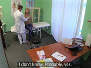 Super Sexy Tracy Fucks A Her Physician At The Clinic
