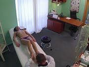 Super Hot Brunette Loves To Fuck In The Doctors Clinic