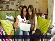 Playful Girls Realizing Threesome Dream.