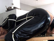 Horny Milf Angelina Fucking A Giant Cone Shaped Dildo