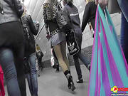 Upskirt Makes Horny Guy Feel Good