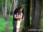 Young Babe Fucking In The Woods