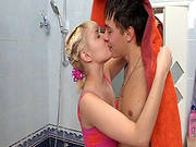 Russian Teen Gets Deep Penetrated