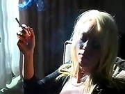 Smoking Milf Enjoys Posing Nude