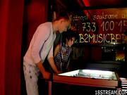 Teen Gets Hard Fucked In The Club