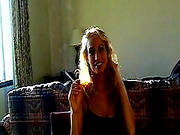 Slutty Milf Smokes While Posing