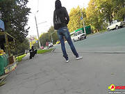 Voyeur Upskirting In Public