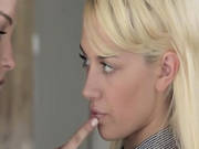 Two Lezzies Having Fun In Office -18
