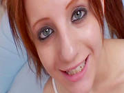 Young Redhead Gets Filled With Jizz