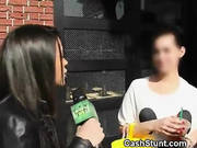 Amateur Uses Dildo On Herself In Backseat Of Car