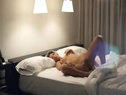 Before Falling Asleep With Glass Dildo -6