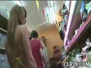 Teenie Slut Swallows His Whole Cock -95
