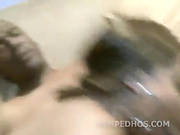 Hottest Black Chick Threeway Sucking