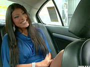 Taxi Driver Fucked Hot Brunette In His Car