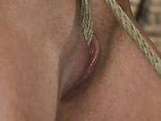 Hot 20 Something With Huge Tits Yl Hair Tied Back, Gagged, Bent, Brought To Her Toes Brutal Orgasms!