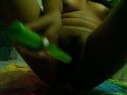 Black Babe Masturbates After The Shower. Homemade Video.