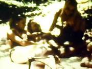 Black Guys Fuck White Babes Outdoors. Retro Video.
