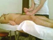 Man Has Come To A Massage Session. Hidden Camera.