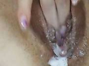 Skinny Blonde Cums After Toying Herself