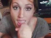 Sweet Teen Girl M #3 Blowjob & Cum In Mouth