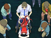 Redhead In Orgy With Tentacles