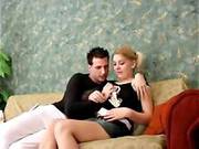 Italian Hottie Gets Banged By Two Guys