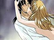 Juvenile Anime Golden-haired Receives Drilled