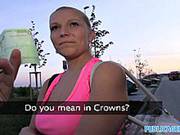 Publicagent: Russian Blonde Gets Fucked In The Bushes