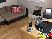 Fakeagentuk: English Blue Eyed Beauty Spoils Agents Cock