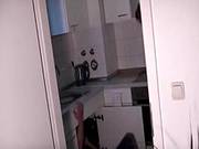 Horny Couple Fucks In The Kitchen
