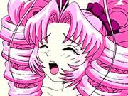 In Ottoman With A Pink-haired Anime Legal Age Teenager