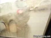 Hottie Girl Kitana Ass Pounds By The Driver Inside The Car