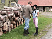 Country Girl Angelica Gets Her Tight Pink Pussy Licked In Dirty Outdoor Sex Clip