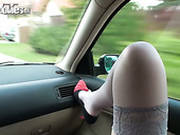 Nice Teen Show Her Tits And Sucks Dick In The Car