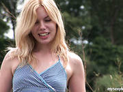 Modest Blond Teen Kala Gets Seduced By The Fisherman And Lets Him Play With Tits