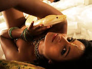 Foxy Indian Babe Massages Her Steamy Body In Peppering Solo Sex Video