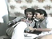 Naughty Indian Wife Has A Foreplay With Her Hubby On Retro Video