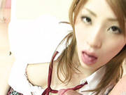 Mind Taking Japanese Babe Yuu Mahir Gives Blowjob Before Drilling Her Cunt With Dildo