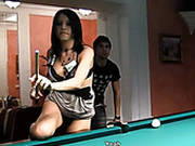 Trashy Hoe Fucks On A Pool Table In Front Of Cam